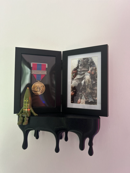 Cadre premium Médailles et photos – Format livre